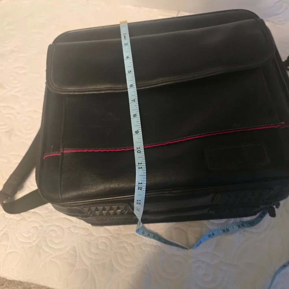 Targus 100% Genuine Leather Men's Briefcase Laptop Bag 14